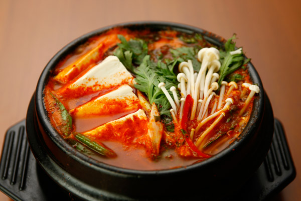 Korean tofu soup